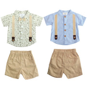 Conjunto Camisa P/ Bebe 2Pzs