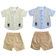 Conjunto Camisa P/ Bebe 2Pzs