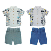 Conjunto Camisa P/ Ninos 2Pcs