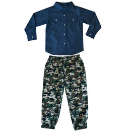 Conjunto Camisa P/ Ninos