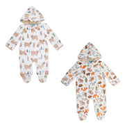 Body M/ Larga Con Capucha P/ Bebe