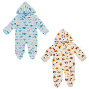 Body M/ Larga Con Capucha P/ Bebe
