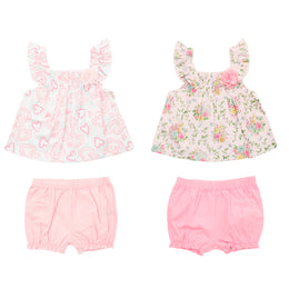 Conjunto Con Pantalón Corto Niña