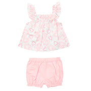 Conjunto Con Pantalón Corto Niña