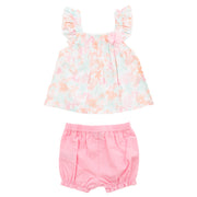 Conjunto Con Pantalón Corto Niña