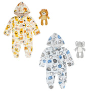 Body Con Capucha Y Peluche