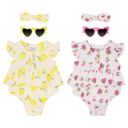 Body Manga Corta + Diadema + Gafas