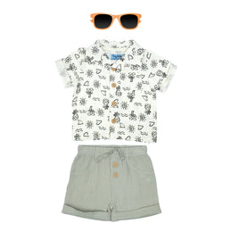 Camisa + Pantalón Corto + Lentes