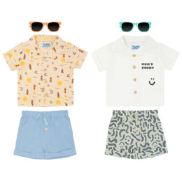 Camisa + Pantalón Corto + Lentes