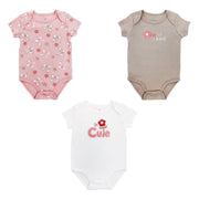 Body M/ Corta P/ Bebe 3Pk
