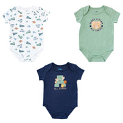 Body M/ Corta P/ Bebe 3Pk