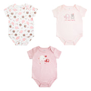 Body M/ Corta P/ Bebe 3Pk