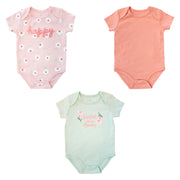 Body M/ Corta P/ Bebe 3Pk