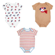 Body M/ Corta P/ Bebe 3Pk