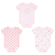 Body M/Corta P/ Bebe 3 Pk