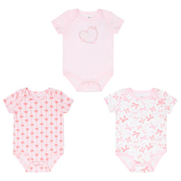 Body M/Corta P/ Bebe 3 Pk