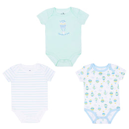 Body M/Corta P/ Bebe 3 Pk