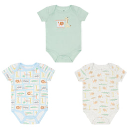 Body M/Corta P/ Bebe 3 Pk