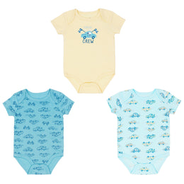 Body M/Corta P/ Bebe 3 Pk