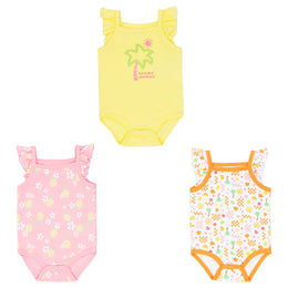 Body M/Corta P/ Bebe 3 Pk