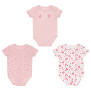 Body M/Corta P/ Bebe 3 Pk