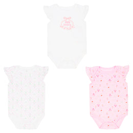 Body M/Corta P/ Bebe 3 Pk