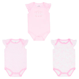 Body M/Corta P/ Bebe 3 Pk