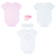Body Manga Corta + Diadema + Medias 3pk