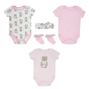 Body Manga Corta + Diadema + Medias 3pk