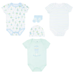 Body Manga Corta 3pk + Gorro + Medias