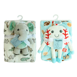 Cobija + Peluche para bebé
