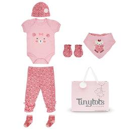 Body + Gorro + Babero +  Pantalón + Mitone