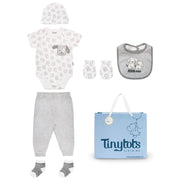 Body + Gorro + Babero +  Pantalón + Mitone