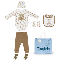 Body + Gorro + Babero +  Pantalón + Mitone