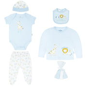 Body + Pantalón Largo + Babero +  Gorro + Sueter M/