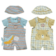 Conjunto Overol - Sombrero P/ Bebe
