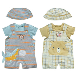 Conjunto Overol - Sombrero P/ Bebe