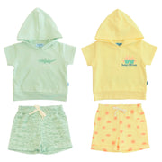 Conjunto Con Capucha P/ Bebe 2Pzs