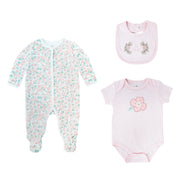 Conjunto Body M / Larga  P/ Bebe 3Pzs