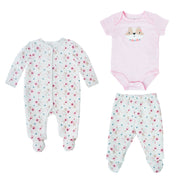 Conjunto Body M / Larga  P/ Bebe 3Pzs