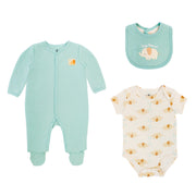 Conjunto Body M / Larga  P/ Bebe 3Pzs