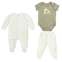 Conjunto Body P/ Bebe 3 Pzs