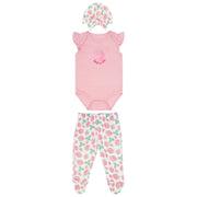 Body M/Corta + Pantalón Largo + Gorro +  Vincha