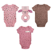 Body M/ Corta + Maraca 3Pk