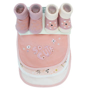 Set de Medias y Baberos 5pzs