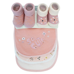 Set de Medias y Baberos 5pzs