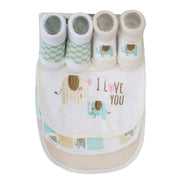 Set de Medias y Baberos 5pzs