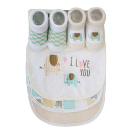 Set de Medias y Baberos 5pzs