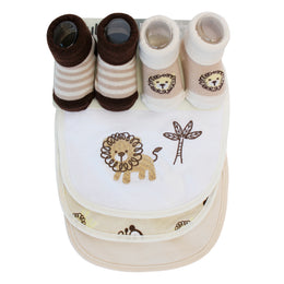 Set de Medias y Baberos 5pzs