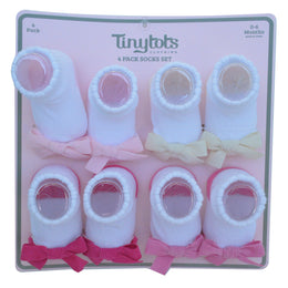 Medias P/ Bebe 4 Pk